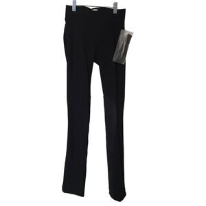 TuffRider Let's Ride Black Ribbed Equestrian Breeches Women's 24 NWT